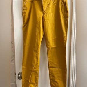 Tommy Hilfiger Mustard Yellow Slim Pants